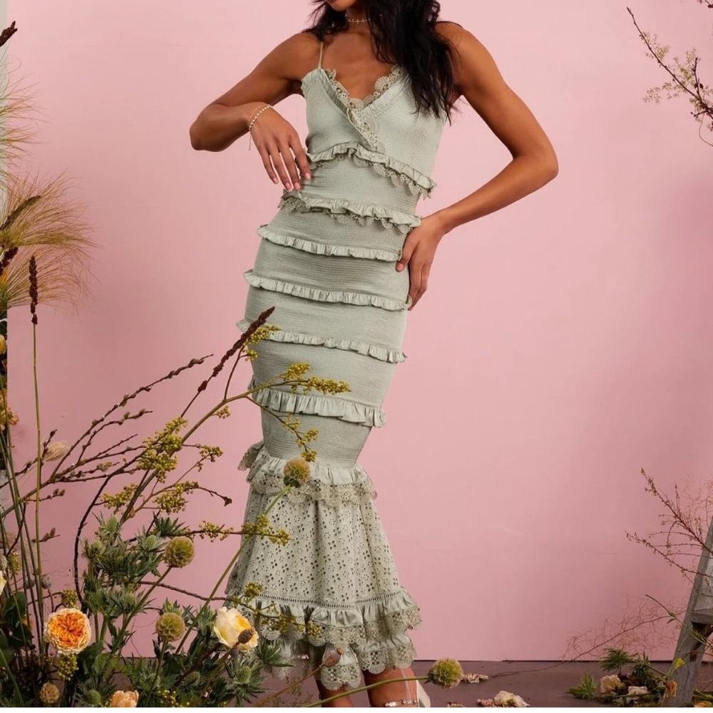 V Chapman Leila Sage Dress